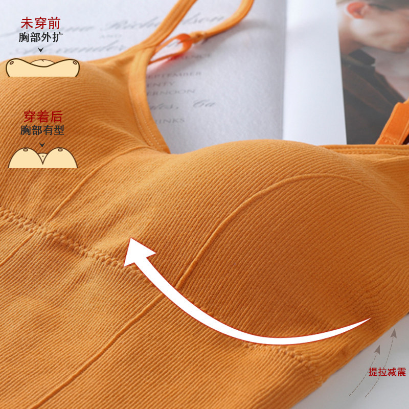 卡卡美背抖音同款网红爆款u型抹胸 花衣束吊带/背心/T恤