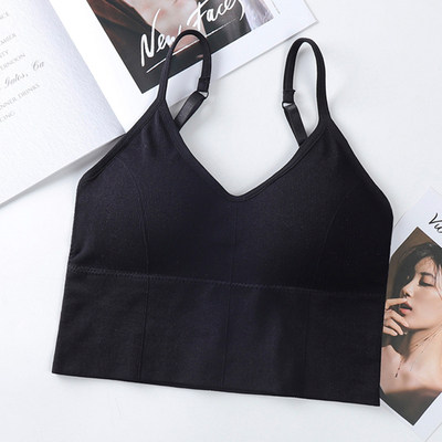 卡卡美背抖音同款网红爆款u型抹胸 花衣束吊带/背心/T恤