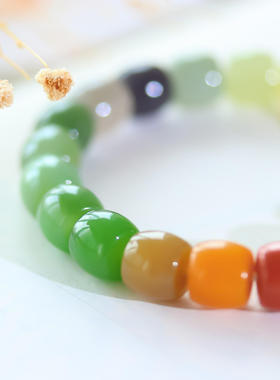 和田玉多宝手串玉手串珠串送礼女款正品玉带证书高品质玉石卡10