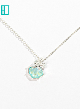 畹町镶钻项链女轻奢通勤锁骨链不掉色ins风简约时尚气质网红吊坠