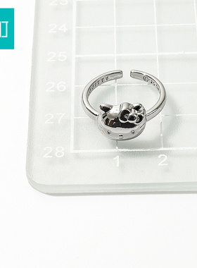 畹町hellokitty立体大头戒指