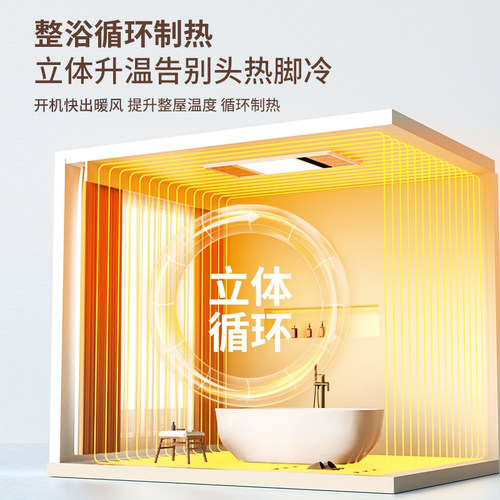 补贴15%苏泊尔风暖浴霸灯排气扇照明一体浴室取暖器多功能暖风机 - 图2
