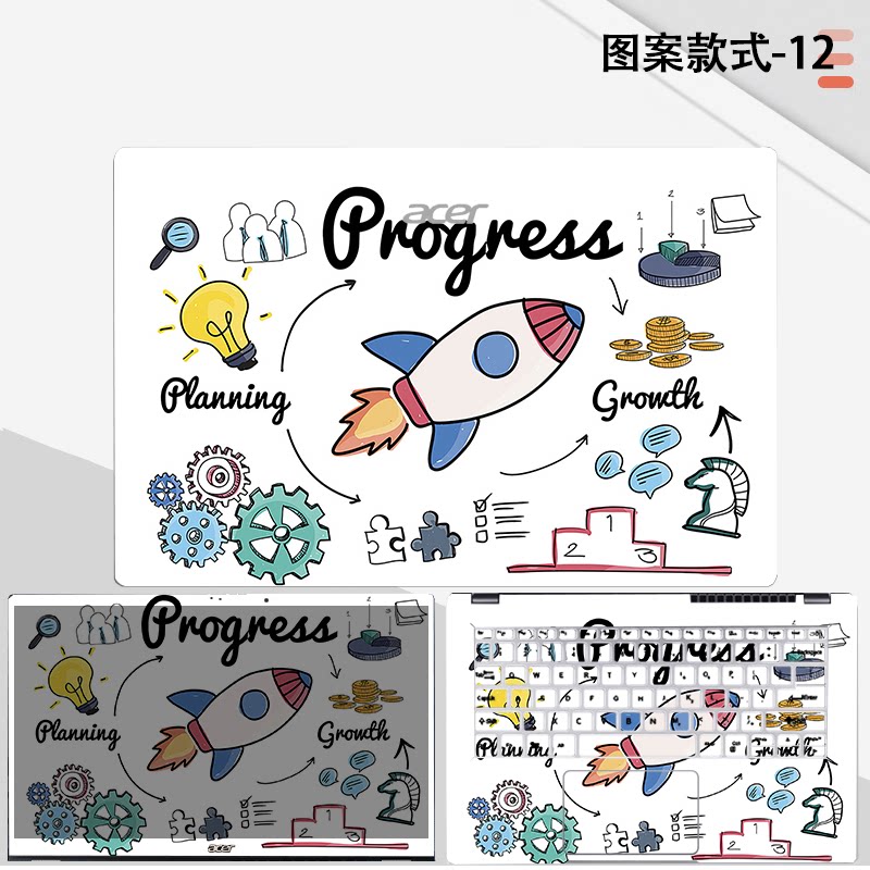 适用Acer宏碁非凡S3 2022款笔记本SF314-512贴纸S3X保护膜传奇X电脑S3pro贴膜13.5外壳膜机身全套屏幕键盘膜