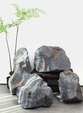 仿生泡沫假石头拍摄道具仿真pu雕塑石材园林假山墙面造景背景墙