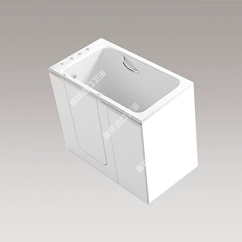 科勒K-29719T-LCP-0/RCP-0贝灵1.2m 防滑安全步入式家庭浴缸 - 图1
