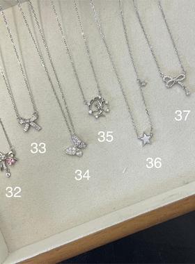 纯银项链女送闺蜜生日礼物