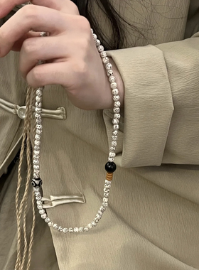 天然星月菩提搭配多圈手串男女菩提子新中式文玩佛珠三圈手链6mm