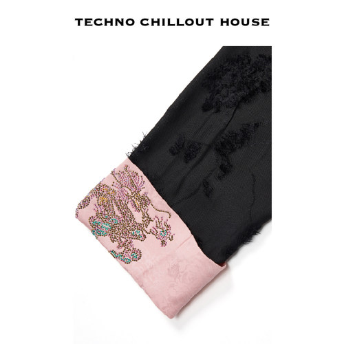 TCH潮牌2025新中式重工刺绣烫钻时尚秋季黑色衬衫T72A08E9003 - 图2