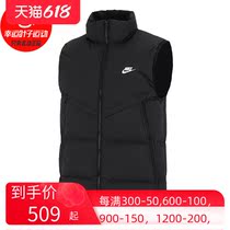 Nike Nike down waistcoat Mens 2022 Spring new casual sportswear Windproof Warm Collar Jacket Vest