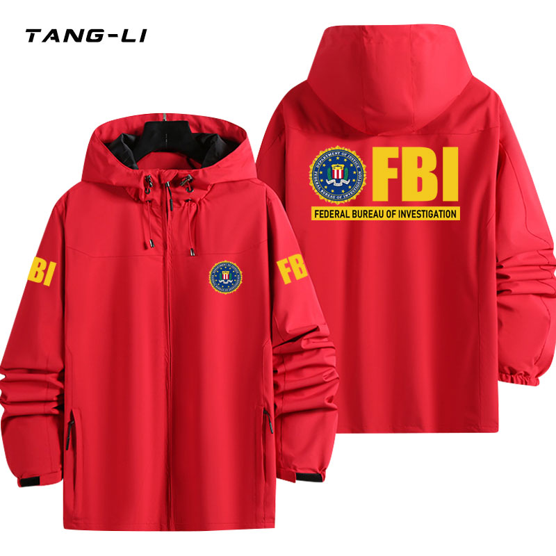 FBI美国联邦调查局特工标志周边衣服冲锋衣夹克外套内胆套装衣服 - 图2