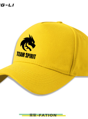 可定制TeamSpirit战队TS绿龙logo帽子男女可调节棒球帽弯檐鸭舌帽