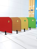 Toilet baffler Childrens toilet separator Colour cartoon baffler Squatting Barrier Damp-proof Partition Kindergarten