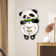 New internet celebrity silent clock wall clock without punching holes