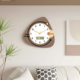 High-end artistic quartz clock without punching holes