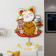Dilan Lucky Cat Decorative Silent Wall Clock Modern Fashion