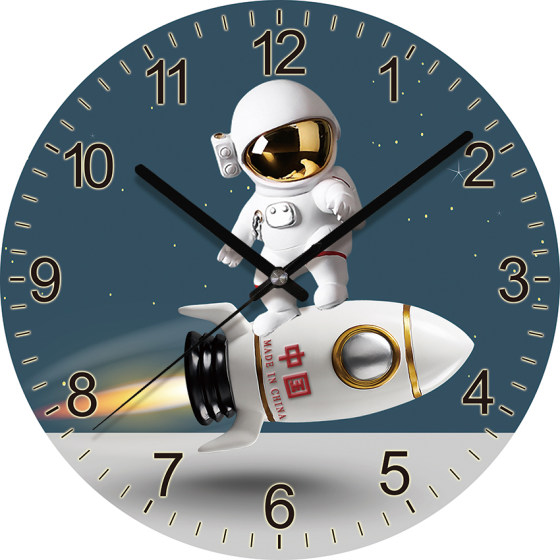 Dilan Cartoon Children's Cute Silent Guest Bedroom Clock