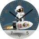Dilan Cartoon Children's Cute Silent Guest Bedroom Clock