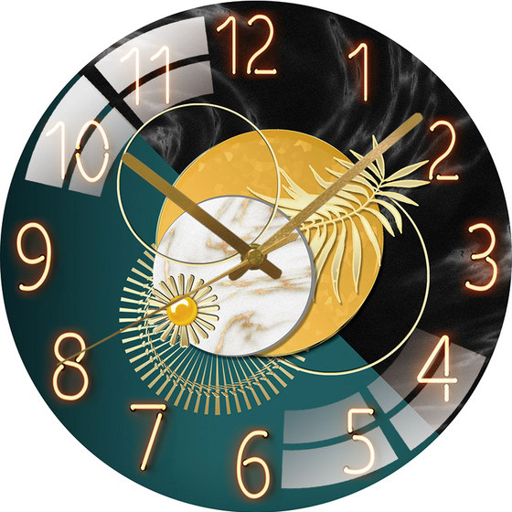 Dilan Clocks Living Room Home Wall-Mounted Bedroom Silent