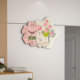 Punch-free perpetual calendar decorative silent clock for home use