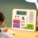 Learning alarm clock home inspirational desk clock for students