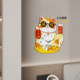 Lucky Cat Cute Wall Clock Swinging Perpetual Calendar