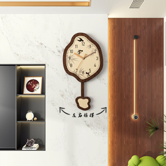 Wooden Clock Silent Wall Clock High Art Clock