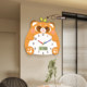 New swing wall clock living room dining room quartz clock silent