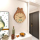 New Totoro Clock Swinging Silent No-Punch Wall Clock
