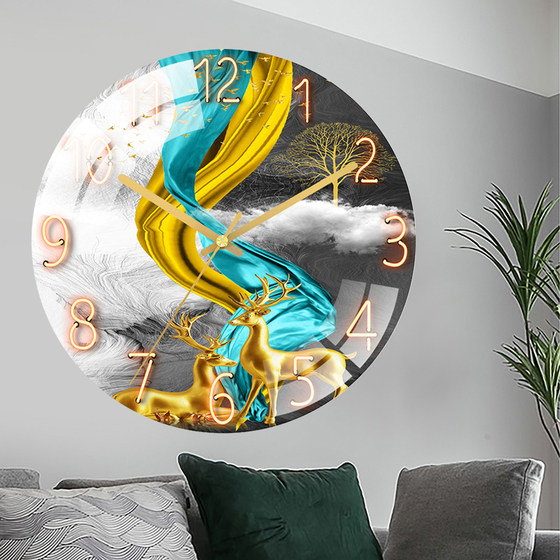 Creative style bedroom decoration clock for living room