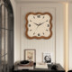 Medieval style clock, living room wall clock, household punch-free
