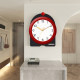 High-end silent wall clock for living room and home without punching