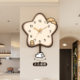 Cream Quartz Clock Silent Perpetual Calendar Swing Clock
