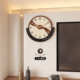 High-end clock swing wall clock perpetual calendar without punching