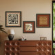 New mid-century style decorative painting for painters without punching holes