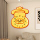 Rich Clock No-Punch Swing Wall Clock for Dining Room and Living Room