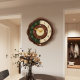 High-end retro swing clock wall clock silent without punching