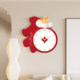 Dilan Chinese-style living room punch-free wall clock silent clock