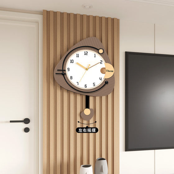 High-end artistic quartz clock without punching holes