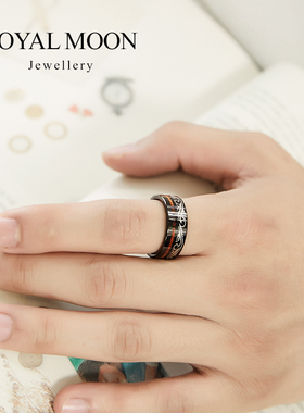 戒指男士复古欧美钨金ins单身戒