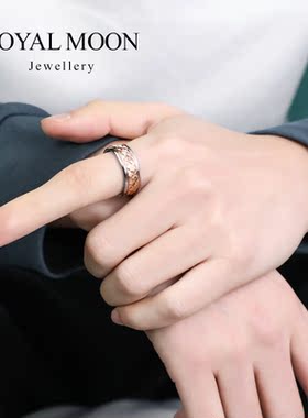 轻奢欧美风ins小众设计男士戒指