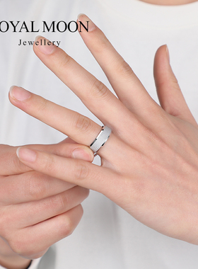 男士戒指磨砂单身ins小众个性