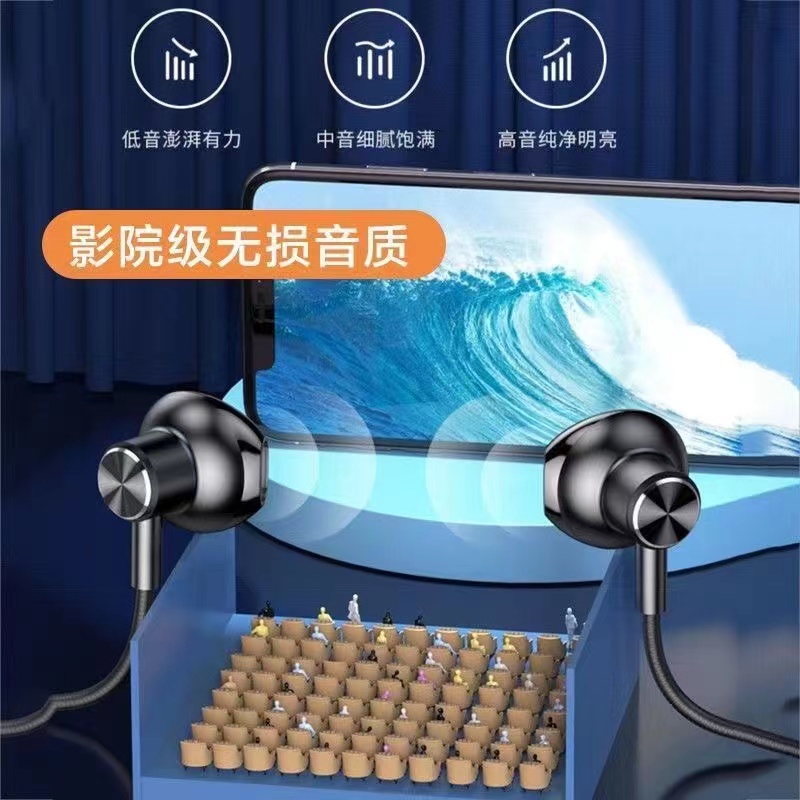 无线挂脖式蓝牙耳机2024年新款超长待机续航运动降噪适用华为苹果