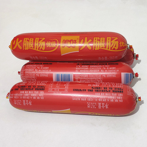 【整箱20支】美好火腿肠260g 优级 包装即食肠 火锅肠泡面搭档 - 图1