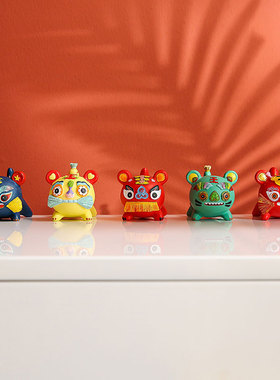 老虎本命年吉祥物送礼盲盒摆件