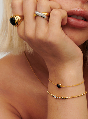 Savi同款Missoma爱心果冻手链