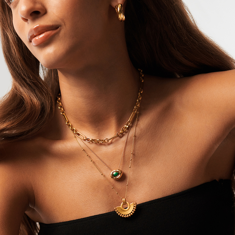 missoma熔岩甜甜圈青金石925银 MISSOMA海外项链