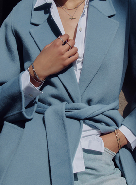 Lucy Williams × Missoma 3D水平蛇骨链手链女轻奢小众精致礼物