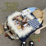 Японская ретро милая небольшая дизайнерская мультяшная сумка на одно плечо для отдыха