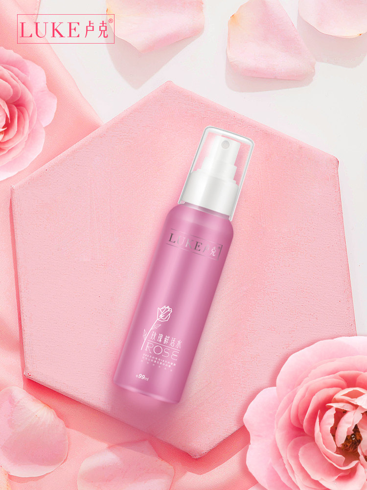 卢克玫瑰鲜活水纯露天然清滢爽肤水 卢克美妆店化妆水/爽肤水