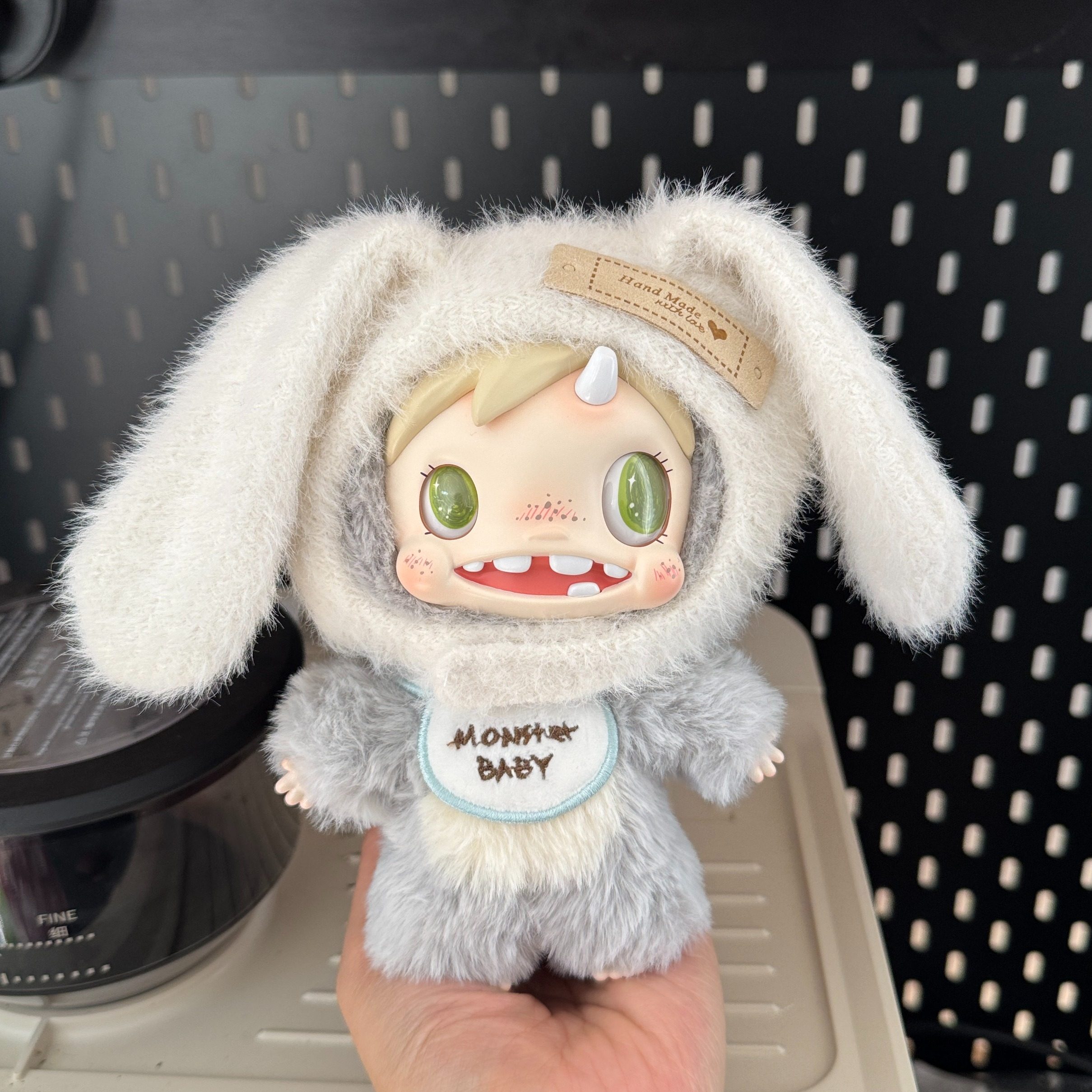 兔子头套垂耳兔宝拉娃衣服装POLAR-Monster Baby怪物收藏系列毛绒,淘宝优惠券,粉丝福利购,淘宝优惠卷